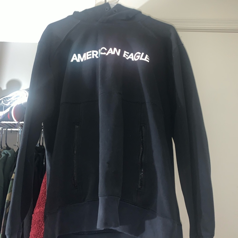 American eagle black hoodie